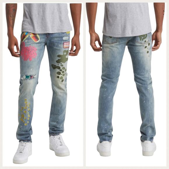 Billionaire Boys Club Moonrocks Slim Fit Jeans Size 38 - Picture 2 of 13